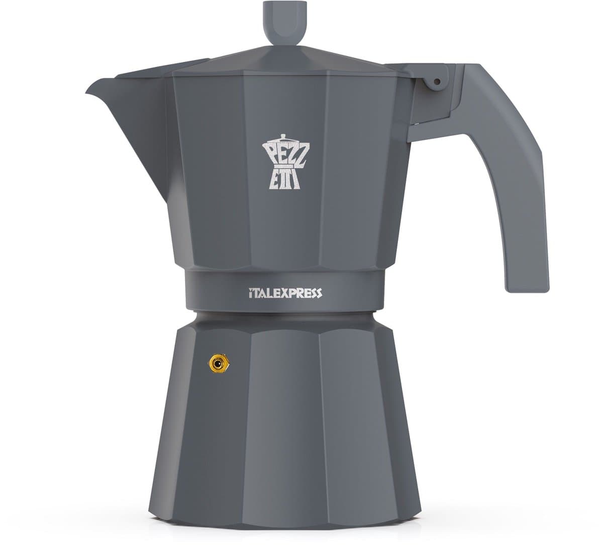 Italiaans koffiezetapparaat - PEZZETTI - ITALEXPRESS - Aluminium - 3 kopjes - Blauw — afbeelding 1