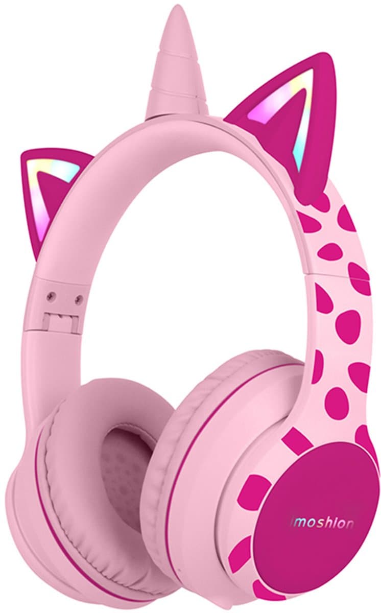 imoshion Kinder Koptelefoon Unicorn - Bluetooth en Decibelbegrenzer - Draadloze Koptelefoon Kinderen — afbeelding 1