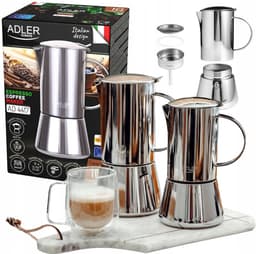 Adler Koffiezetter Espresso 620ml - Geschikt voor Inductie — thumbnail 1
