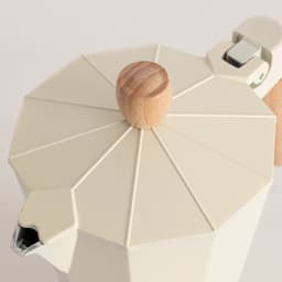 CREATE - Italiaanse koffiezetter - Gebroken wit - Zonder inductieadapter - 6 kopjes / 350ml - THERA MOKA RETRO — thumbnail 4