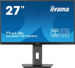 iiyama ProLite XUB2797QSN-B2 - 27 inch - QHD - IPS - USB-Hub (4x) - Verstelbaar - USB-C Dock — thumbnail 1