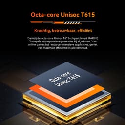 OSCAL MARINE 2 Robuuste Smartphone - 12GB RAM - 64GB ROM - 11000mAh - Gemini AI - 6.56 Inch - IP68 Waterdicht - Dual SIM - Android 15 - NFC - Zwart — thumbnail 2