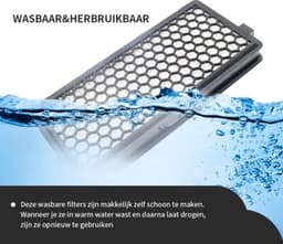 Replacements® HEPA-filters geschikt voor Miele Active AirClean 50 – Voor Complete C3, C2, S8, S6, S5, S4 - Vervangt SF-HA 50 - 4 stuks — thumbnail 5