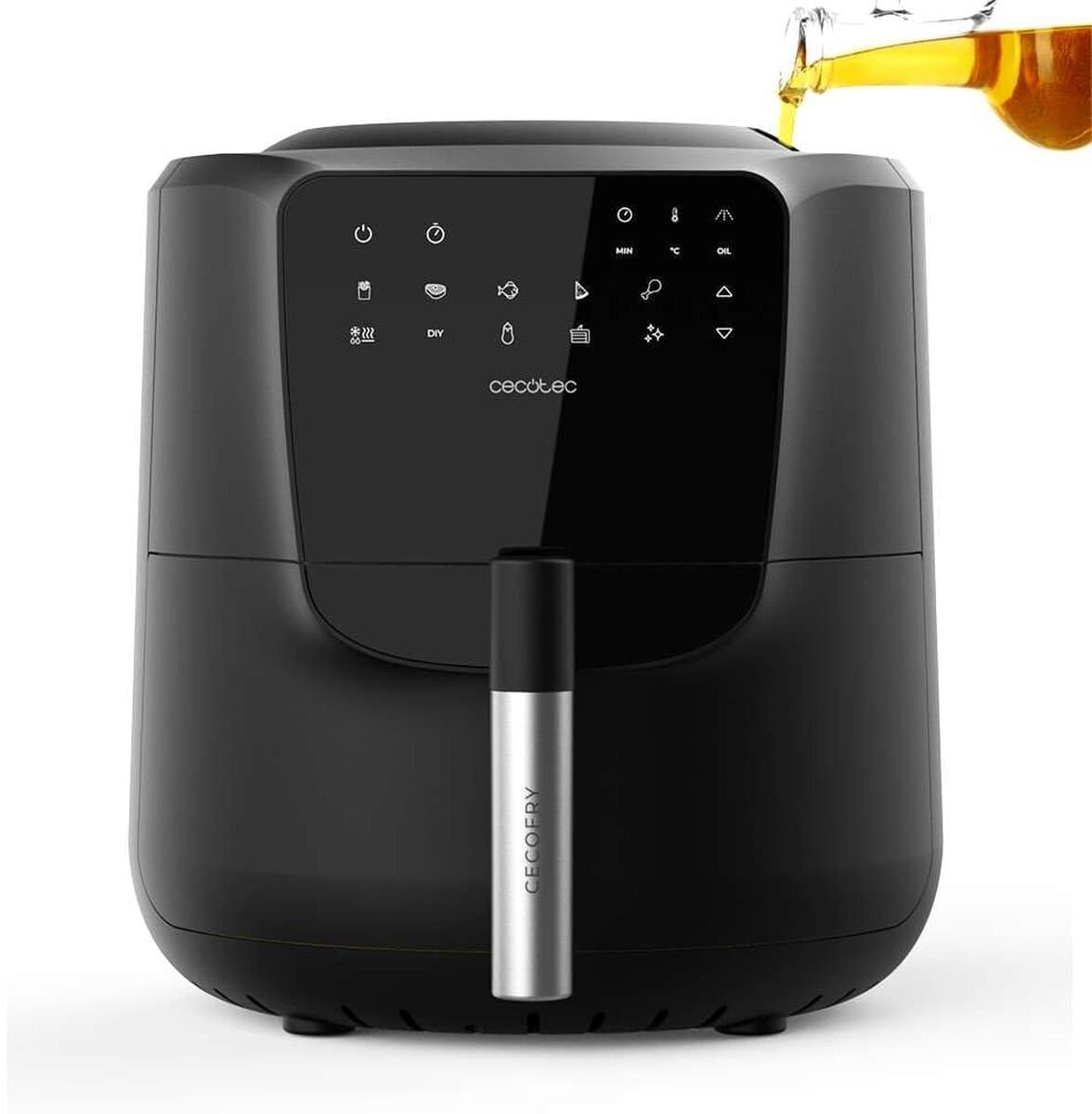Cecotec Cecofry Rain M Enkel 5,5 l Vrijstaand 1550 W Heteluchtfriteuse Zwart — afbeelding 1