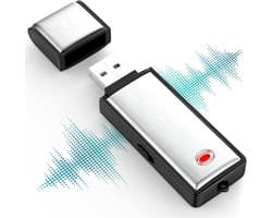 Mini Spy Recorder - Afluisterapparatuur - Hoogwaardige Ruisonderdrukking - 16GB