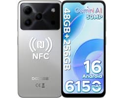 DOOGEE Note 56 Plus - Smartphone - Telefoon - 48 GB RAM+ 256 GB ROM (2TB/TF) - 50 MP camera - 6150 mAh/18W - 6.56 inch 90Hz - Gemini AI - Widevine L1 - NFC - Face ID - Vingerafdruk - GPS - Natural