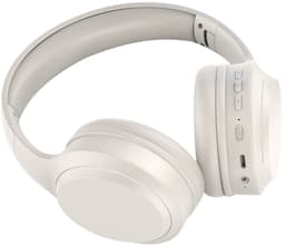 Aura RGB Bluetooth Koptelefoon - Over-Ear - Bluetooth 5.3 - 40 mm Deep Bass - Tot 25 uur Batterij - USB-C - AUX - Wit — thumbnail 2