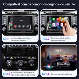 JUNSUN Draadloze CarPlay/Android Auto Decoder Box Geschikt voor VW Golf 7 Passat B8 Polo Tiguan MIB1 MIB2 — thumbnail 4