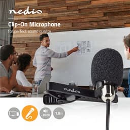 Nedis Microfoon - Apparaat: Desktop / Notebook / Smartphone / Tablet - Bedraad - 1x 3.5 mm Audio Out — thumbnail 3