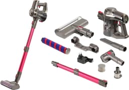 Swiss Pro+ snoerloze steelstofzuiger V12 - Dyson look steelstofzuiger- steelstofzuigers steelstofzuiger draadloos met kruimelzuiger turbo stand led verlichting in mondstuk sterke zuigkracht draadloos zonder zak 4 in 1! — thumbnail 3
