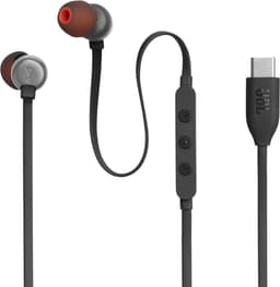 JBL Tune 310C - USB-C Oordopjes voor iPhone 15, 16 & 17 - Bedrade In-ear met Microfoon - Oortjes Bedraad - JBL Pure Bass - Android & Laptop - Zwart — thumbnail 1