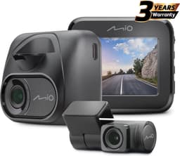 Mio MiVue C595WD Full HD dual dashcam - Wi-Fi - GPS - achterruitcamera - flitspaal- én trajectcontrole-waarschuwingen — thumbnail 1