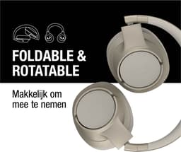 Fresh 'n Rebel Clam Core - Draadloze Bluetooth Koptelefoon - Over-Ear - 45 uur Speelduur - Silky Sand — thumbnail 4