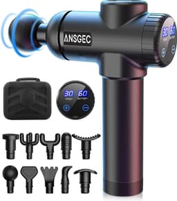 Massage Gun Professioneel - 30 Snelheden & 10 Hoofden - Stille Massagegun - Anti Schudden - Draagbare Apparaat - Lange Batterijduur - Incl. Koffer — thumbnail 1