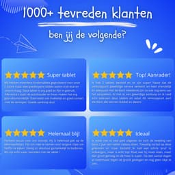 CosmoToys® Kids Tablet - Kindertablet - Tablet Kinderen - Vanaf 3 Jaar - Speelgoed voor in de Auto & Onderweg - 7 Inch - Android 11 - Ouderlijk Toezicht - 3500 mAh - Blauw — thumbnail 3