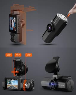 Dashcam - Dashcam Voor Auto - 4K - GPS - Infrared Night Vision — thumbnail 3