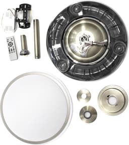CristalRecord - Plafondventilator Moss Ø 106 cm mat chroom — thumbnail 3