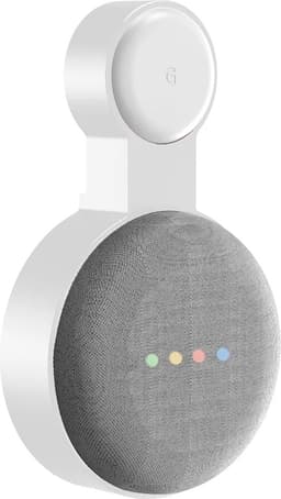Ibley Houder voor Google Nest Mini wit - Luidsprekerstandaard - Nest Mini wandhouder stopcontact — thumbnail 1