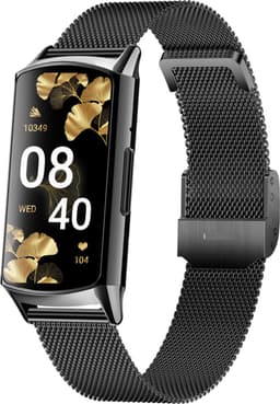 Kiraal Diva - Stijlvolle Activity Tracker - Functioneel - Android & iOS - RVS - Zwart — thumbnail 1