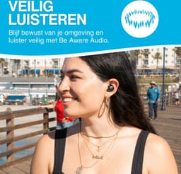 JLab Jbuds ANC 3 Draadloze Oordopjes - Active Noise Cancelling Oortjes Draadloos - 42 uur Batterijduur - Bluetooth Multipoint - Met Microfoon - Geschikt voor Android en Apple - Zwart — thumbnail 4