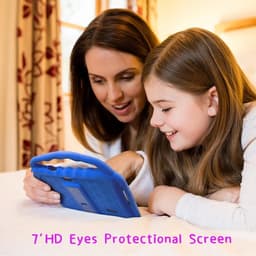 Kindertablet Pro Max - Vanaf 3 Jaar - Snelste Op De Markt - Ouderlijk Toezicht - 32GB - 2GB Ram - Vanaf 5 Jaar - Lichtblauw — thumbnail 3