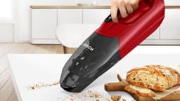 Bosch 2-in-1 snoerloze stofzuiger BBHF214R, 14,4 V, 400 ml, werktijd tot 35 min, rode kleur — thumbnail 3