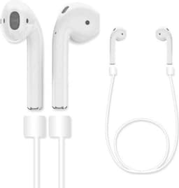Anti-Lost Strap geschikt voor Apple Airpods - EarPods - Silicone koord - Wit — thumbnail 1