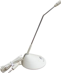 ATA Desktop Microphone, bureau microfoon, 30Hz - 16kHz, 2 meter, 3.5 mm jack, Wit — thumbnail 1