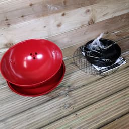 Wilderness Houtskoolbarbecue Bolvorm - Rood — thumbnail 2