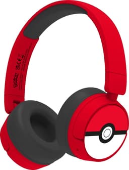 Pokémon - Pokéball - draadloze kinderkoptelefoon - volumebegrenzing - lange batterijduur - microfoon - opvouwbaar - bluetooth — thumbnail 1