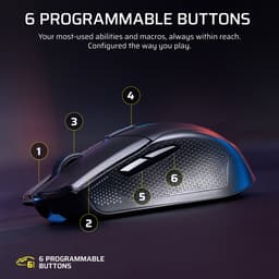 Corsair Harpoon v2 Optical Gaming Muis - Draadloos - 26.0000 DPI - Backlit RGB LED - Zwart — thumbnail 4