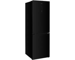 Wiggo WR‑CD18NFB(B) – Koel‑Vriescombinatie – 323 L – No Frost – 2 Deuren – 39 dB – Energieklasse B – 5 Jaar Garantie – Zwart