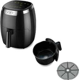 Elektrische Airfryer - Hete Lucht Oven - Gezond Koken - Vetarm Bakken - 8 Liter XL - Zwart — thumbnail 4