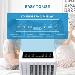 Mobiele Airconditioner - Draagbare Airco - Ruimte Koelen - 3-in-1 Functie - 7000 BTU - Wit — thumbnail 4