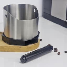 Koffie Knock Box - Espresso Afvalbak - Koffiebereiding - Stil Ontwerp - 750 ml - Zilver — thumbnail 4