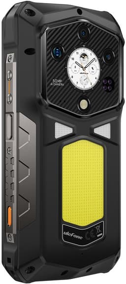 Rugged Smartphone Ulefone Armor 29 Pro 5G D-7400 16GB 512GB 21200-120W A15, Night, Light, Watch Display — thumbnail 4