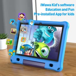 SnelShoppen - Kindertablet 10 Inch Android 12 met 3GB RAM, 64GB Opslag, IPS HD Scherm, Educatieve Apps en Speelmodus voor Kinderen — thumbnail 2