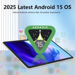SnelShoppen - 10.1 inch Android 15 Tablet met 12GB RAM, 128GB Opslag, 8000mAh Batterij, 1280 x 800 Touchscreen, 5G Bluetooth/WiFi, Bundel met Case, To — thumbnail 2