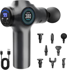 Thijox - Massagepistool - 99 Snelheden, Professioneel Mini-Massagepistool, LCD-Touchscreen, USB-C Oplader, Ideaal voor Sporters en Herstel — thumbnail 1