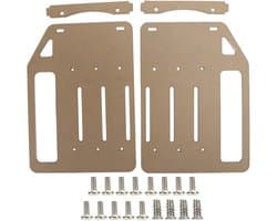 3,5 Inch Harde Schijf Beugel, Acryl Harde Schijf Beugel, Doe-het-zelf Transparante Acryl Harde Schijf Beugel, Ondersteuning Voor Zes 3,5 Inch Harde Schijven En Twee 8 Cm Ventilatoren