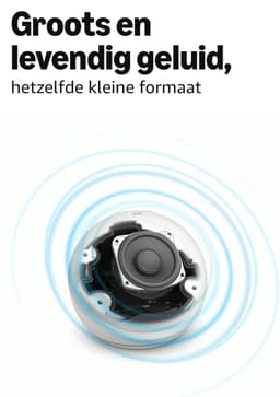 Draadloze Bluetooth-luidspreker — Krachtig geluid — Slimme luidspreker met Wi-Fi en Bluetooth — Antracietgrijs — thumbnail 2
