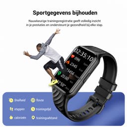 Blackview Sporthorloge - R10 - Smartwatch Stappenteller Horloge - Activity Tracker - Smartwatches Heren, Dames - Zwart — thumbnail 2