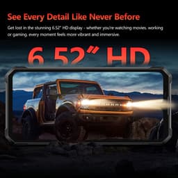 OUKITEL WP53 PRO - 6,52 inch - Android 15, 24GB RAM, 11000mAh 18W snel oplaadbaar, IP68 stof- en waterdichte buitentelefoon — thumbnail 3