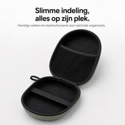 Sounix Koptelefoon Hoes - Harde Beschermcase voor JBL, Sony Koptelefoons - Waterafstotende Opberghoes met Draagband - Groen — thumbnail 3