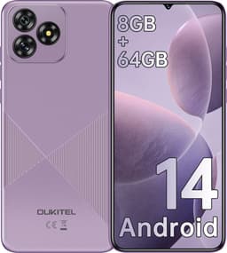 OUKITEL C53 mobiele telefoon, 6,6 inch HD, 8GB RAM+64GB uitbreidbaar tot 1TB, 4300mAh batterij, 13MP camera, Android 14 — thumbnail 1