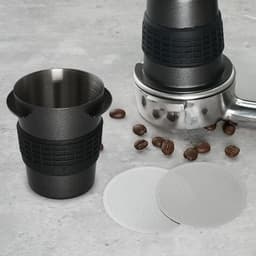 Doseerbeker Koffie - Koffie Accessoire - Espresso Bereiding - Met Puckscherm - Gemiddelde Capaciteit - Zwart — thumbnail 3