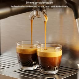 COWSAR Espressomachine (met molen en melkschuimer) – 15 bar pompdruk, 30 maalgraadinstellingen, snelle opwarming, 2,5 liter waterreservoir – geschikt voor thuis- en kantoorgebruik voor het maken van espresso, cappuccino en latte macchiato. — thumbnail 5