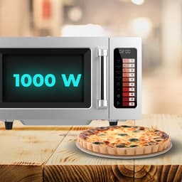 Magnetron Flat Interior - Magnetron Oven - Snel Garen - Geen Draaiplateau - 25 Liter - Roestvrij Staal — thumbnail 4