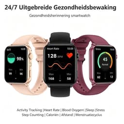 Blackview Smartwatch - Fitnesstracker met LED-Zaklampcsportmodi - Fitnesshorloge - Dameshorloge | Hartslag | Slaap | Menstruatie - Heren Horloge voor Android/IOS — thumbnail 4