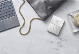 Externe Harde Schijf - Portable HDD - Bestanden Opslaan - Wachtwoord Beveiliging - 2TB - Wit — thumbnail 4